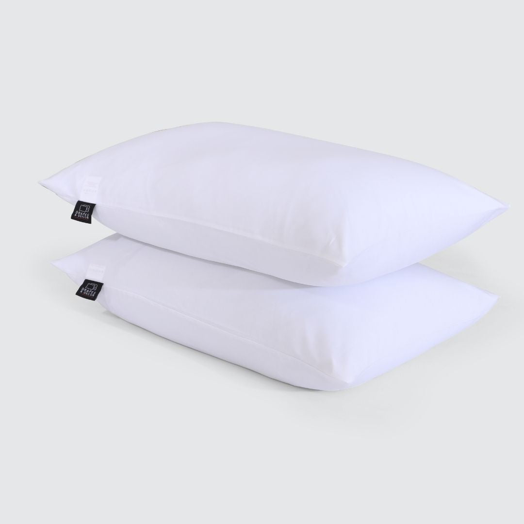 100% Cotton Housewife Pillowcases with Envelope Closure-Shrinkage & Fade Resistant Luxury Pillow Case 200 Thread Count- Standard Size 50x75 cm